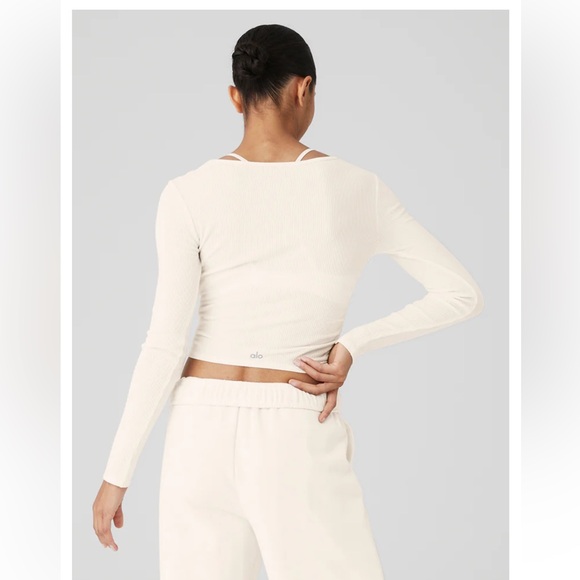ALO Yoga Tops - Alo Yoga; “gather long sleeve”